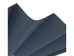 Teto de substituição para pergola 3 x 2.15m, lona de reposição, UV30 + proteção, com 8 furos de drenagem de chuva - Cinza