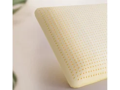 The White Stone Conjunto de 4 almofadas de Memory Foam 40×70 cm, H 11 cm, cervicais, hipoalergénicas e respiráveis