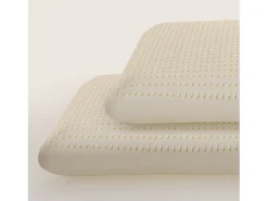 The White Stone Conjunto de 4 almofadas de Memory Foam 40×70 cm, H 11 cm, cervicais, hipoalergénicas e respiráveis