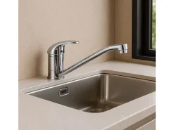 Théo misturadora de lavatório cromada Essebagno