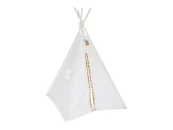 Tipi Infantil Wapi Branco 120 cm - Enrolável e portátil em Poliéster e Algodão