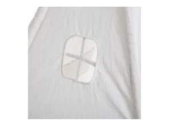 Tipi Infantil Wapi Branco 120 cm - Enrolável e portátil em Poliéster e Algodão
