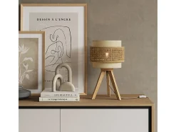 Tischlampe creme 26x26x45 morten