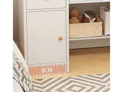 TISSU DE MAQUIAGEM COM ESPELHO PARA MAQUIAGEM BRANCO GRANDE ESTILO ESCANDINAVO