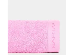 Toalha de banho casual rosa Naf Naf