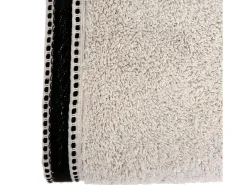 Toalha de Banho em Algodão Bege Linho 70 x 130 cm Espessa e Macia
