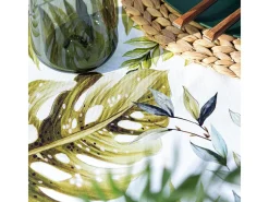 Toalha de mesa de resina verde Naf Naf STEFANIA