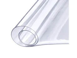 Toalha de Mesa Transparente SucceBuy Protetor de Mesa em PVC 46 x 91 cm, Capa de Mesa em Plástico Transparente, 1,5 mm de Espessura