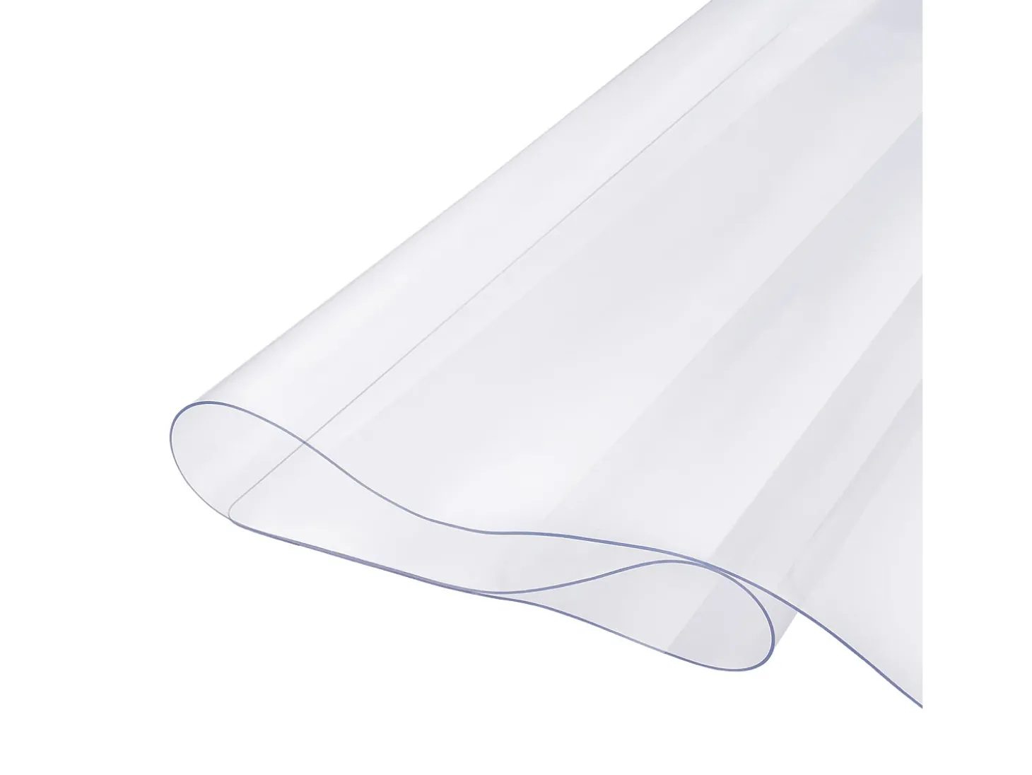 Toalha de Mesa Transparente SucceBuy Protetor de Mesa em PVC, 91 x 137 cm, Base de Mesa em Plástico Transparente, 1,5 mm de Espessura