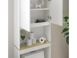 Toilettenschrank branco 60x20x163 livia
