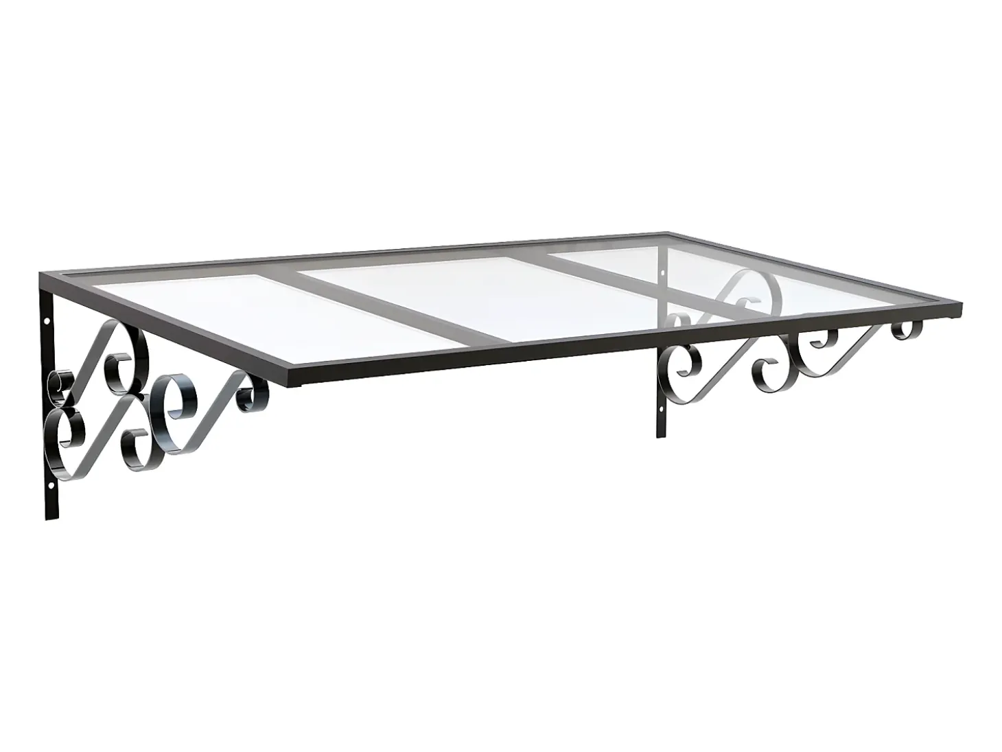 Toldo AMBAN de alumínio - 150*80cm - Estilo charmoso