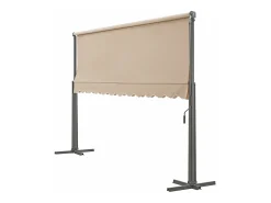 Toldo autoportante de dupla inclinação 300 x 300 x 260 cm areia 03_0008293