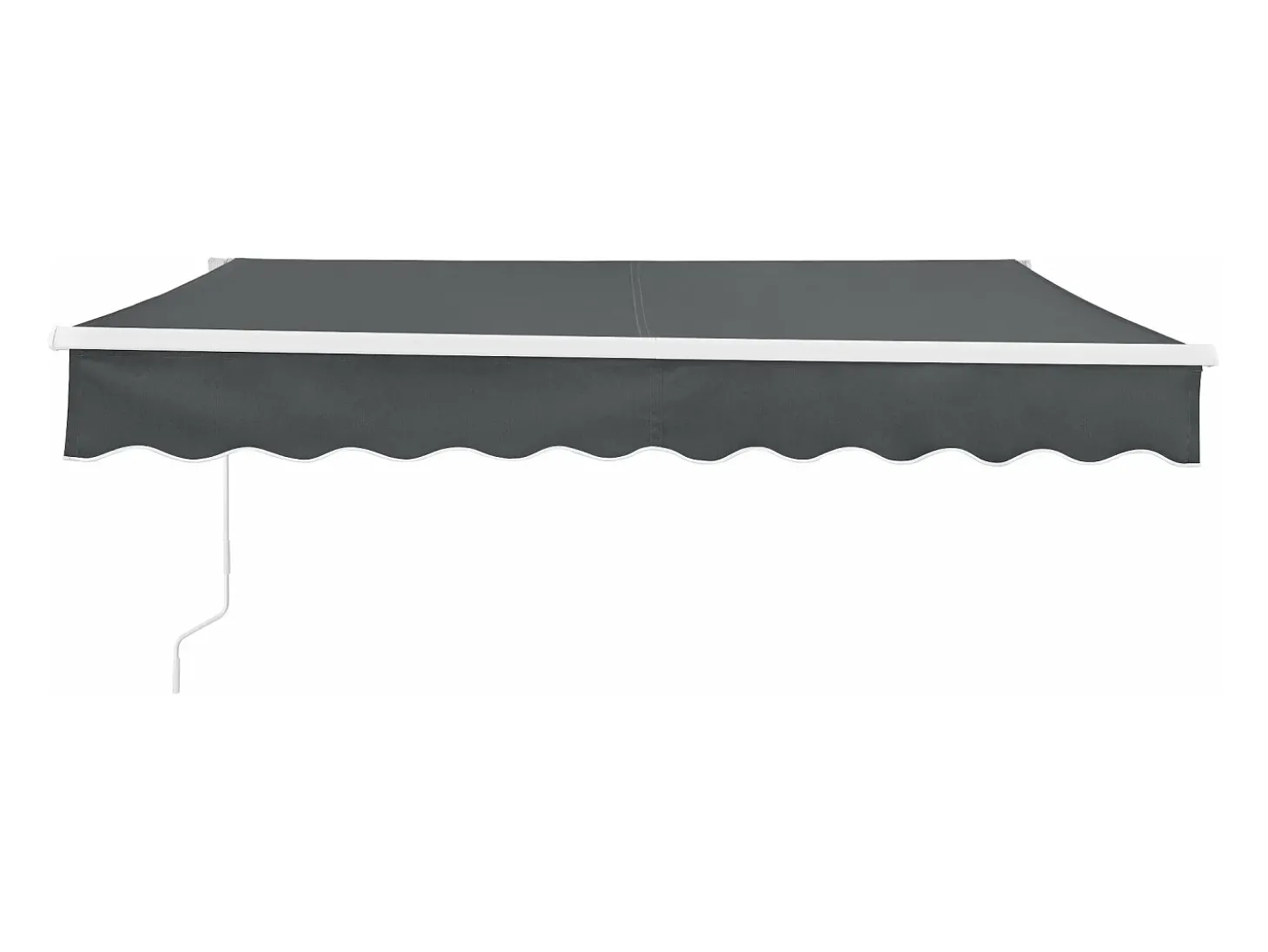 Toldo com manivela 300 x 250 cm cinza escuro 03_0008305