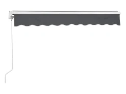 Toldo com manivela 300 x 250 cm cinza escuro 03_0008305