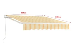 Toldo com manivela 350 x 250 cm amarelo e branco 03_0008311