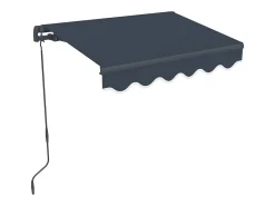 Toldo de alumínio "Ombra 1" - 160 x 120 cm - Cinza