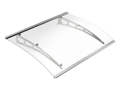 Toldo direito em alumínio NEONA - 120 x 90 x 15 cm