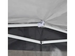 Toldo Dobrável 4 m² - 2 janelas, 4 lados - Aço e tecido Oxford - 2 portas com zíper