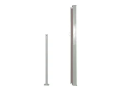 Toldo lateral retrátil/tela de privacidade para pátio jardim terraço varanda 140 x 300 cm marrom 02_0007090
