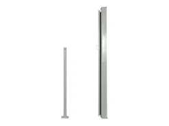 Toldo lateral retrátil/tela de privacidade para pátio jardim terraço varanda 140 x 300 cm preto 02_0007091