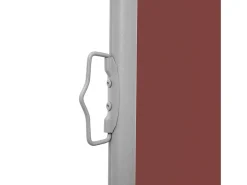 Toldo lateral retrátil/tela de privacidade para pátio jardim terraço varanda 140 x 1200 cm marrom 02_0007235