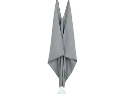 Toldo lateral retrátil/tela de privacidade para pátio jardim terraço varanda 240 x 160 cm cinza 02_0007072