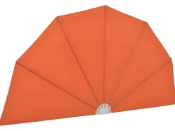 Toldo lateral retrátil/tela de privacidade para pátio jardim terraço varanda 160 cm laranja 02_0007076