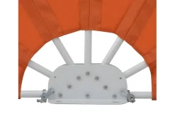 Toldo lateral retrátil/tela de privacidade para pátio jardim terraço varanda 160 cm laranja 02_0007076