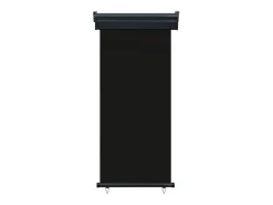 Toldo lateral retrátil/tela de privacidade para pátio jardim terraço varanda 80 x 250 cm preto 02_0007042