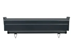 Toldo lateral retrátil/tela de privacidade para pátio jardim terraço varanda 80 x 250 cm preto 02_0007042