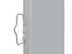 Toldo lateral retrátil/tela de privacidade para pátio jardim terraço varanda 80 x 300 cm cinza 02_0007396