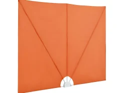 Toldo lateral retrátil/tela de privacidade para pátio jardim terraço varanda terracota 400 x 200 cm 02_0007081