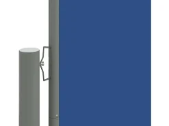Toldo lateral retrátil/tela de privacidade para pátio jardim terraço varanda 220 x 1200 cm azul 02_0007150