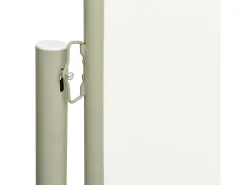 Toldo lateral retrátil/tela de privacidade para pátio jardim terraço varanda 200 x 600 cm creme 02_0007364