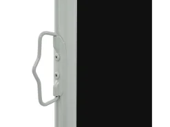 Toldo lateral retrátil/tela de privacidade para pátio jardim terraço varanda 80 x 300 cm preto 02_0007398