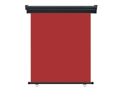 Toldo lateral retrátil/tela de privacidade para pátio jardim terraço varanda 140 x 250 cm vermelho 02_0007017