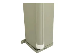 Toldo lateral retrátil/tela de privacidade para pátio jardim terraço varanda 200 x 600 cm marrom 02_0007366