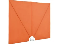 Toldo lateral retrátil/tela de privacidade para pátio jardim terraço varanda 300 x 150 cm terracota 02_0007079