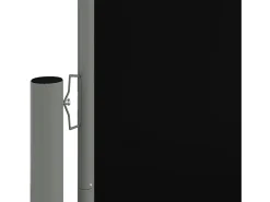 Toldo lateral retrátil/tela de privacidade para pátio jardim terraço varanda 180 x 1000 cm preto 02_0007441