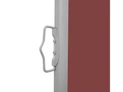 Toldo lateral retrátil/tela de privacidade para pátio jardim terraço varanda 170 x 1200 cm marrom 02_0007307