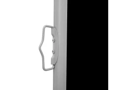 Toldo lateral retrátil/tela de privacidade para pátio jardim terraço varanda 140 x 1200 cm preto 02_0007236