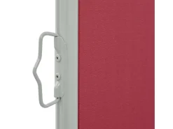 Toldo lateral retrátil/tela de privacidade para pátio jardim terraço varanda 100 x 300 cm vermelho 02_0007188