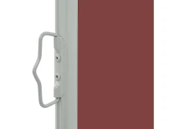 Toldo lateral retrátil/tela de privacidade para pátio jardim terraço varanda 60 x 300 cm marrom 02_0007391