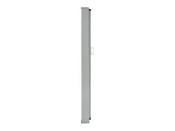Toldo lateral retrátil/tela de privacidade para pátio jardim terraço varanda 60 x 300 cm marrom 02_0007391