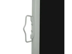 Toldo lateral retrátil/tela de privacidade para pátio jardim terraço varanda 100 x 300 cm preto 02_0007186