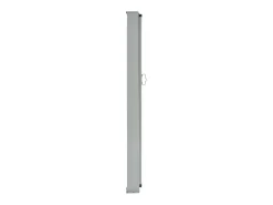 Toldo lateral retrátil/tela de privacidade para pátio jardim terraço varanda 140 x 300 cm preto 02_0007230