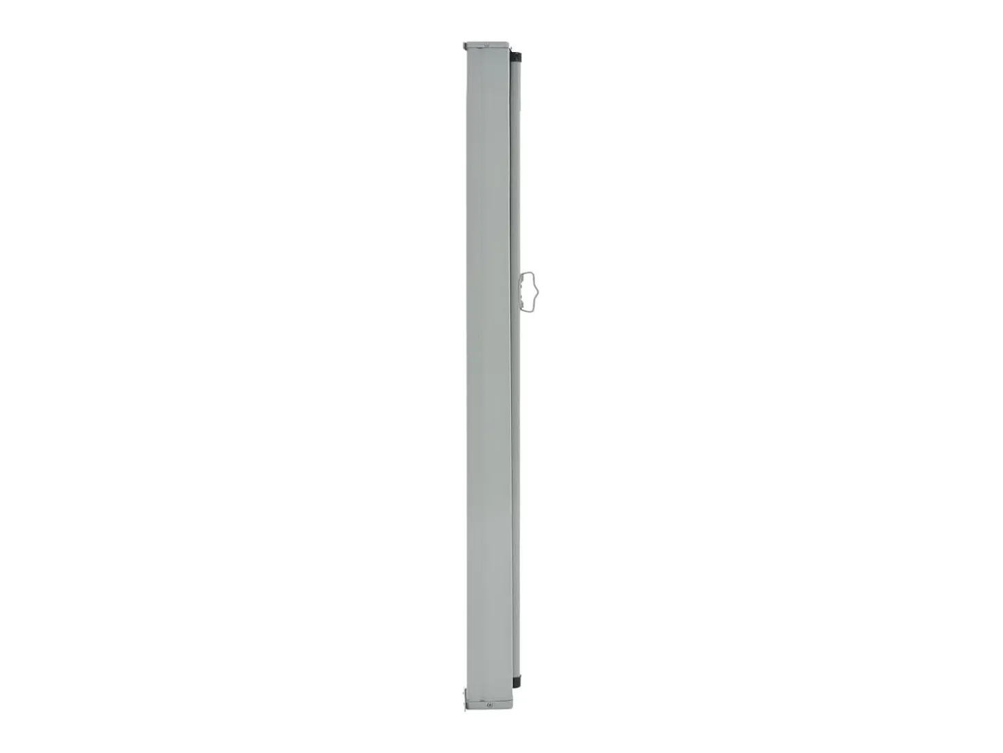 Toldo lateral retrátil/tela de privacidade para pátio jardim terraço varanda 140 x 300 cm preto 02_0007230
