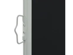 Toldo lateral retrátil/tela de privacidade para pátio jardim terraço varanda 140 x 300 cm preto 02_0007230