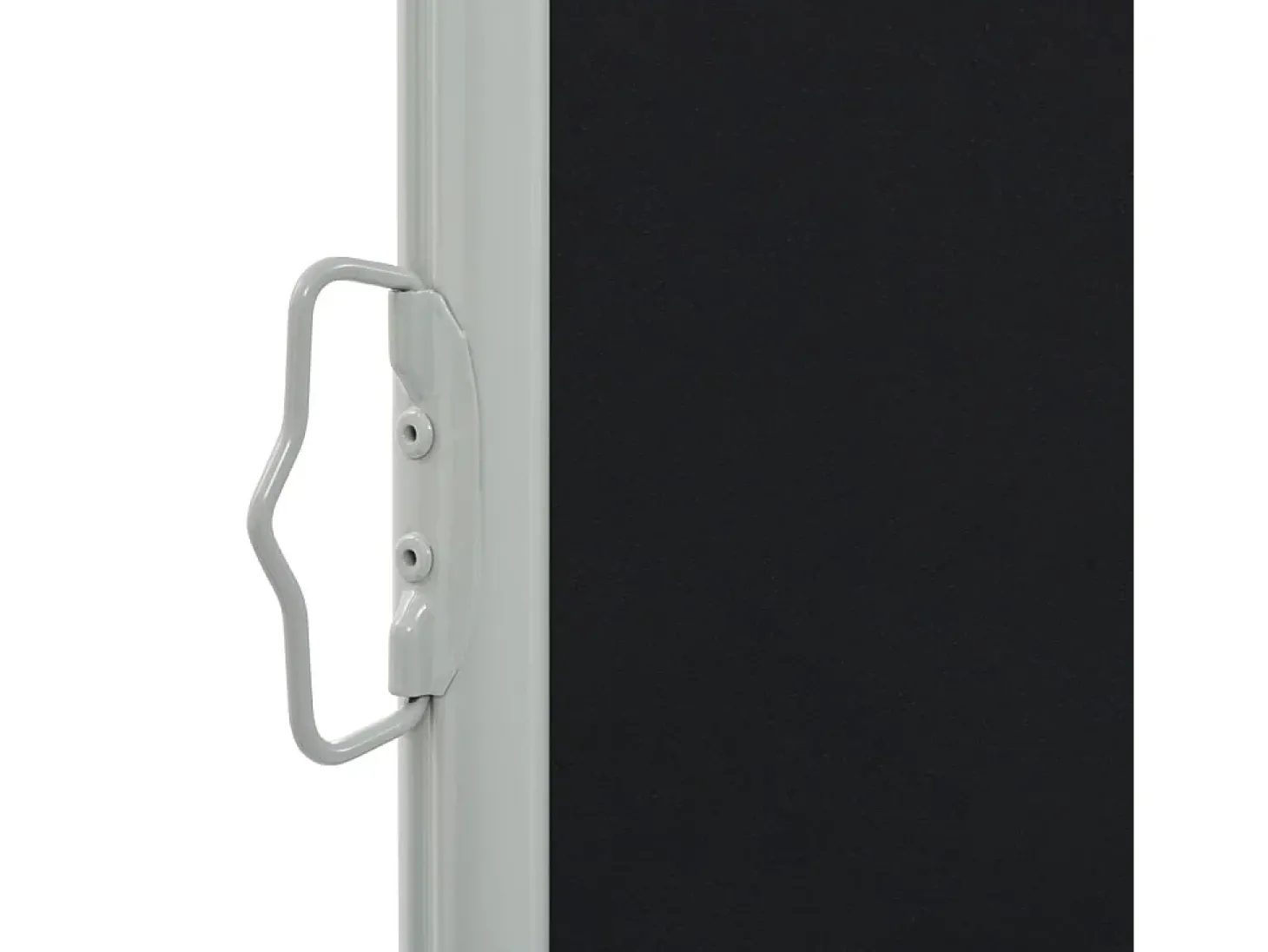Toldo lateral retrátil/tela de privacidade para pátio jardim terraço varanda 140 x 300 cm preto 02_0007230