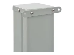 Toldo lateral retrátil/tela de privacidade para pátio jardim terraço varanda 140 x 300 cm preto 02_0007230